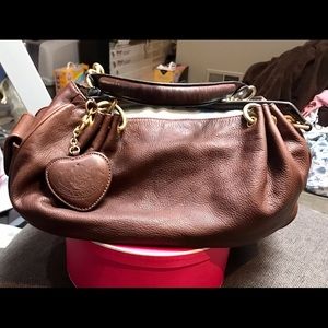 Juicy Couture vintage leather hobo boho ❤️